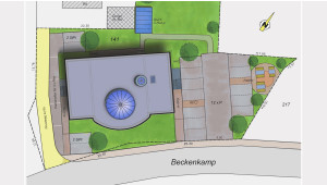 Gemeindehaus mit Moschee in Schwerte